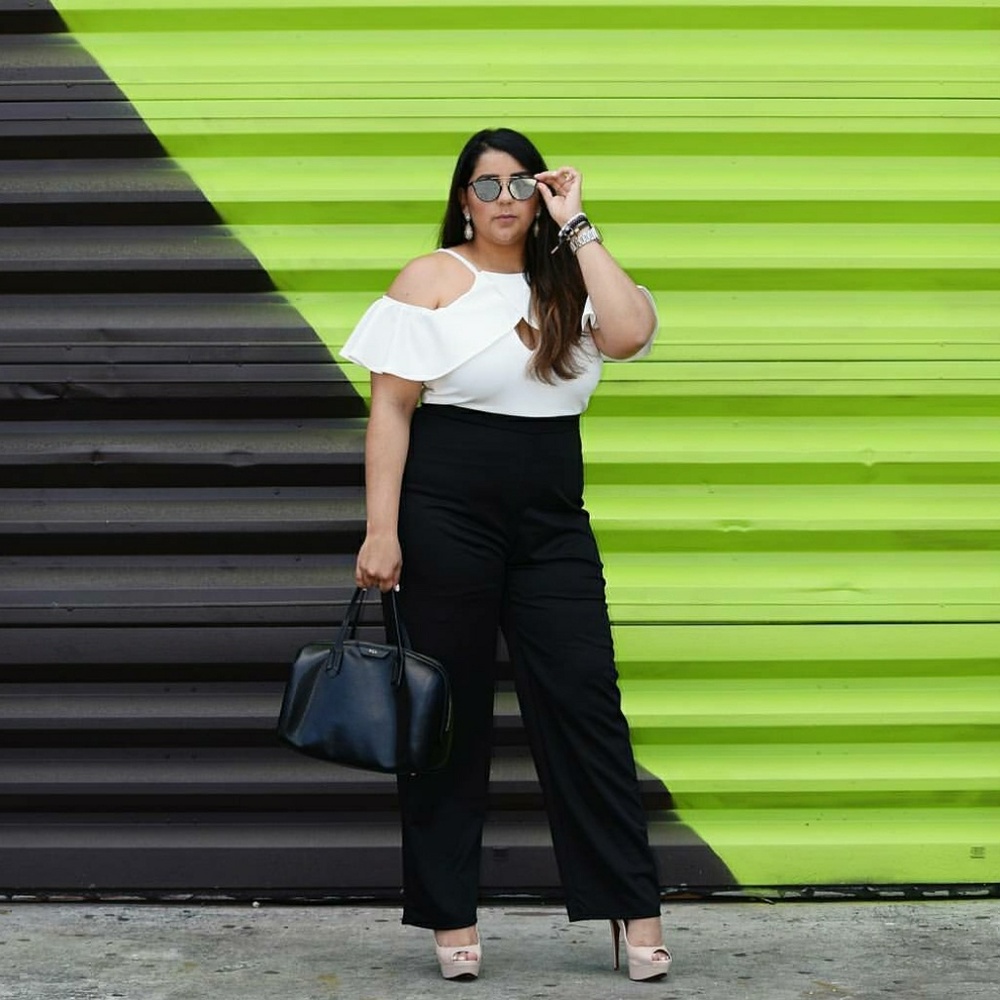 Black and White Romper!