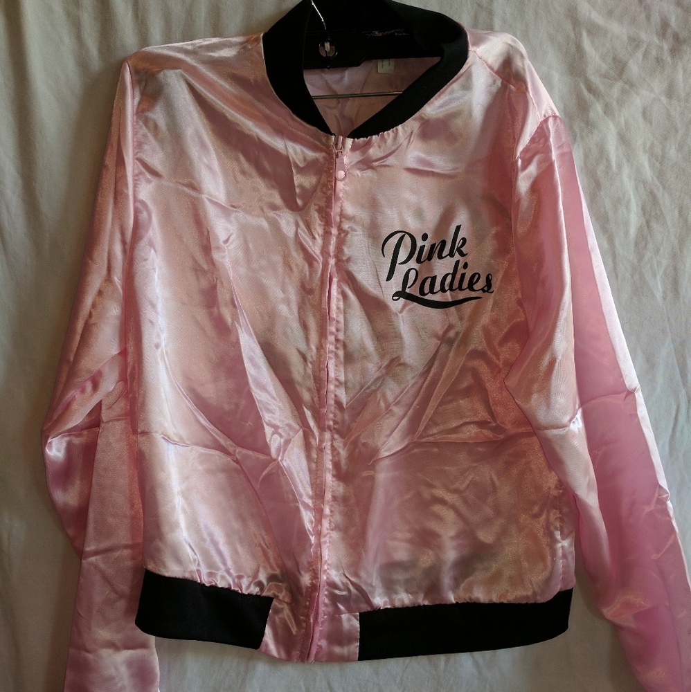 Pink Ladies Jacket plus scarf