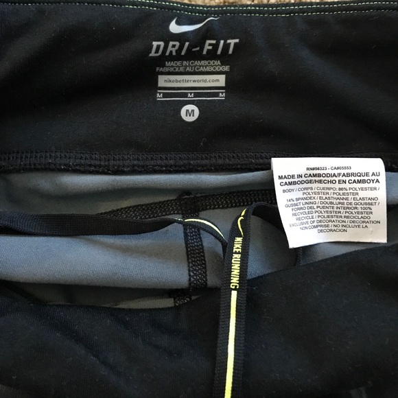 Nike dri fit leggings cropped size M - Picture 3 of 3