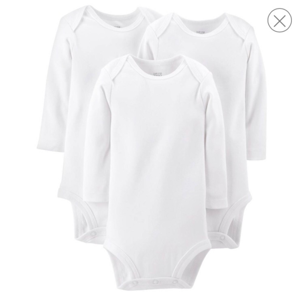Just One You by Carter's Long Sleeve Bodysuit 3pk