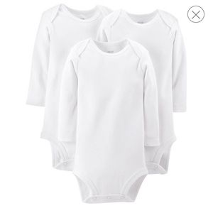 Just One You by Carter's Long Sleeve Bodysuit 3pk