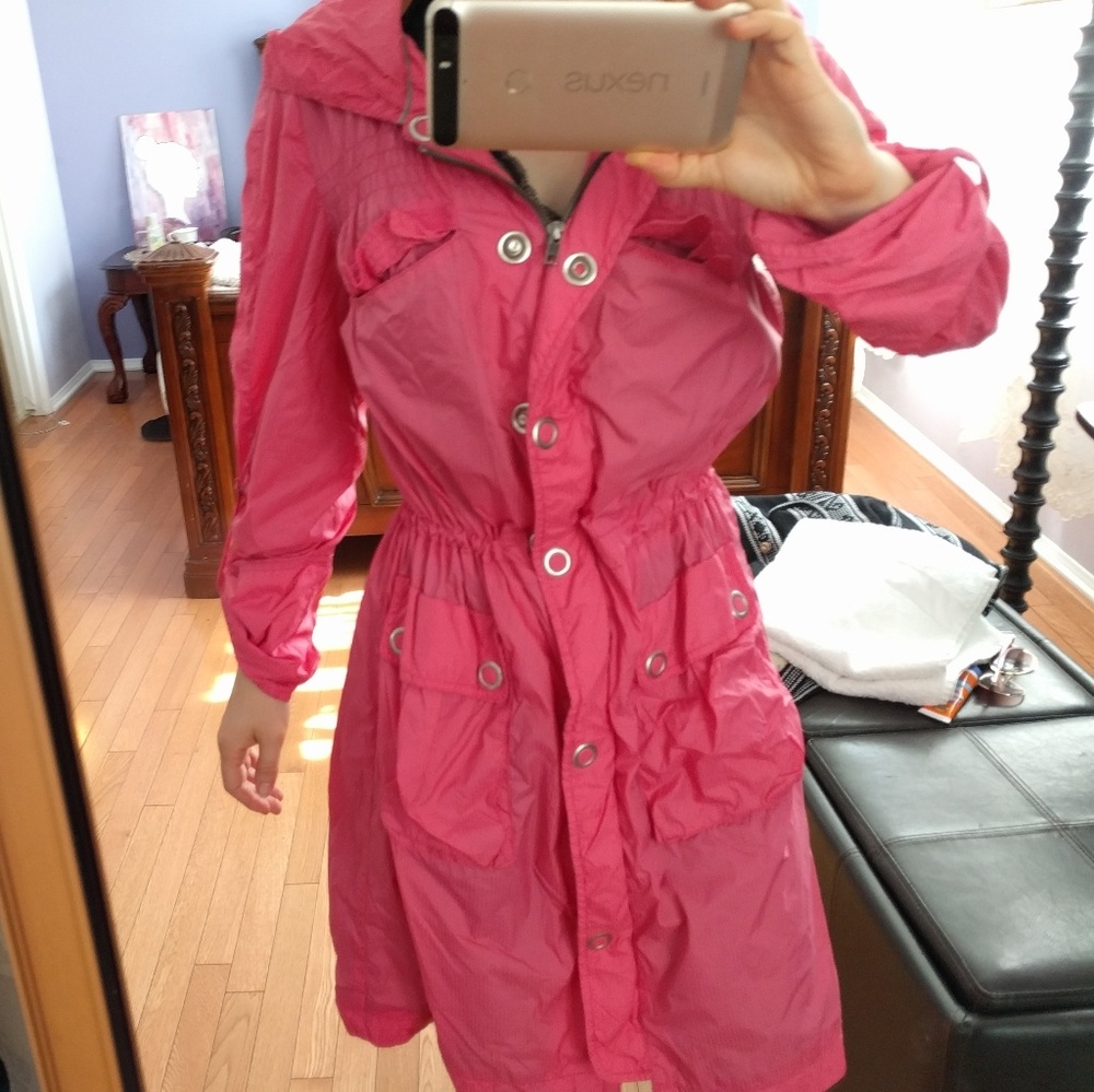 Beautiful Pink Raincoat