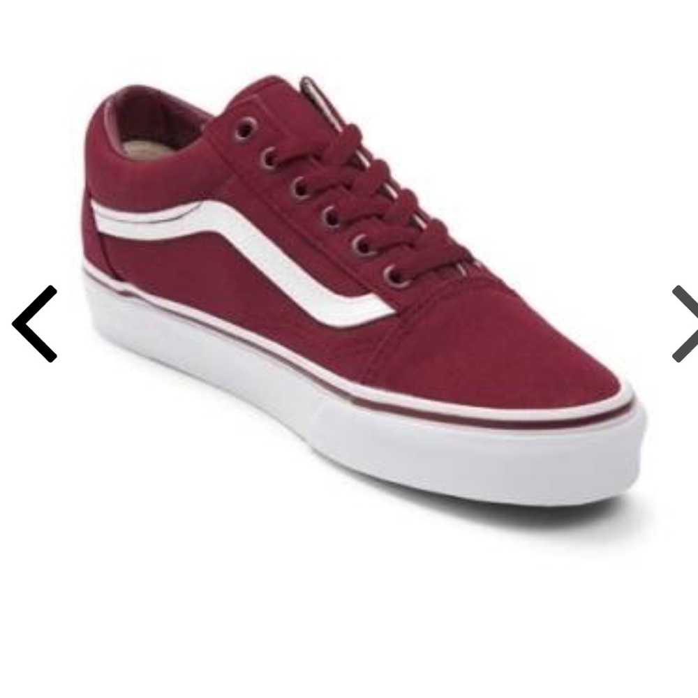 Burgundy Vans