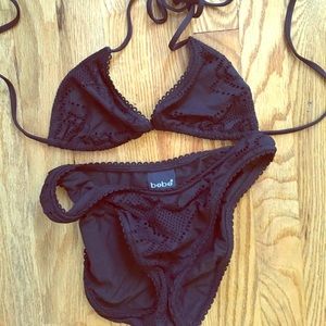 Bebe black bikini