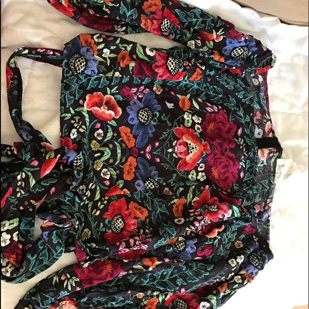 floral print blouse