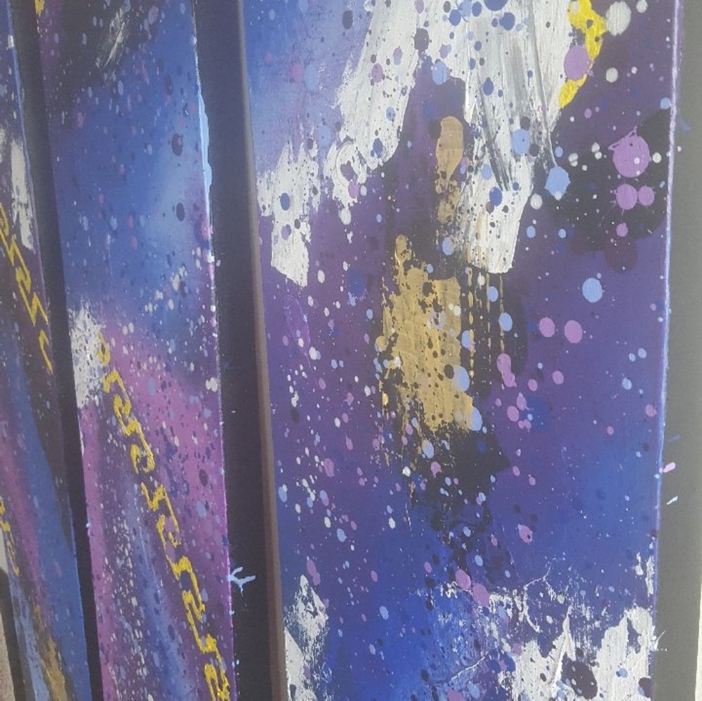 Triptych painting!