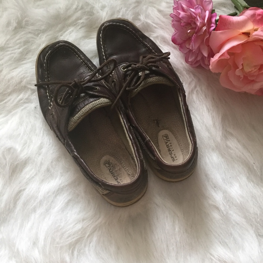 Brown Sperry Topsider Boat Shoes