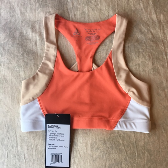 Vie Active NWT Small Gabrielle Racerback Bra - Picture 4 of 8