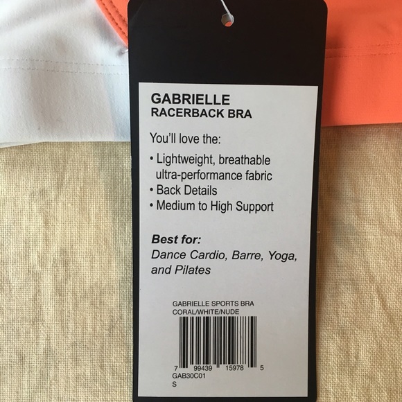 Vie Active NWT Small Gabrielle Racerback Bra - Picture 5 of 8