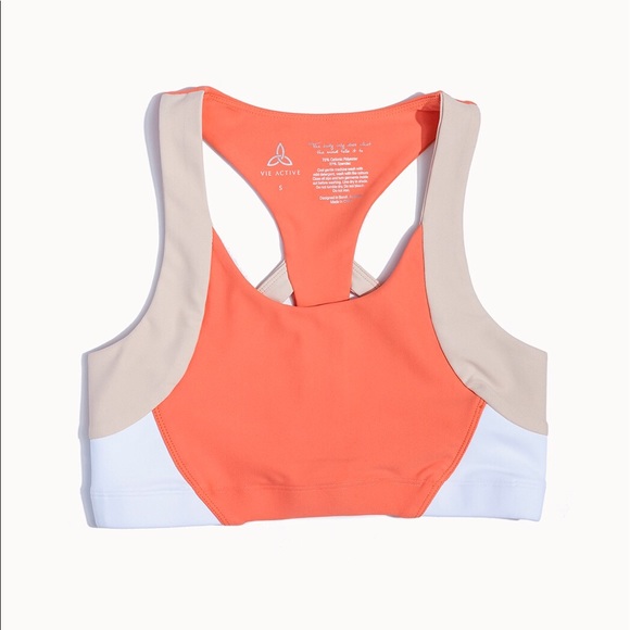 Vie Active NWT Small Gabrielle Racerback Bra - Picture 3 of 8