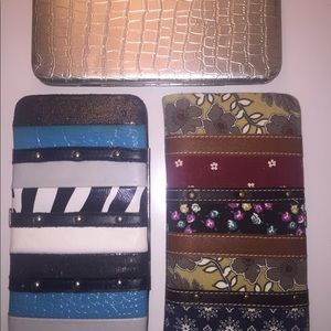 3 Claire's Wallets