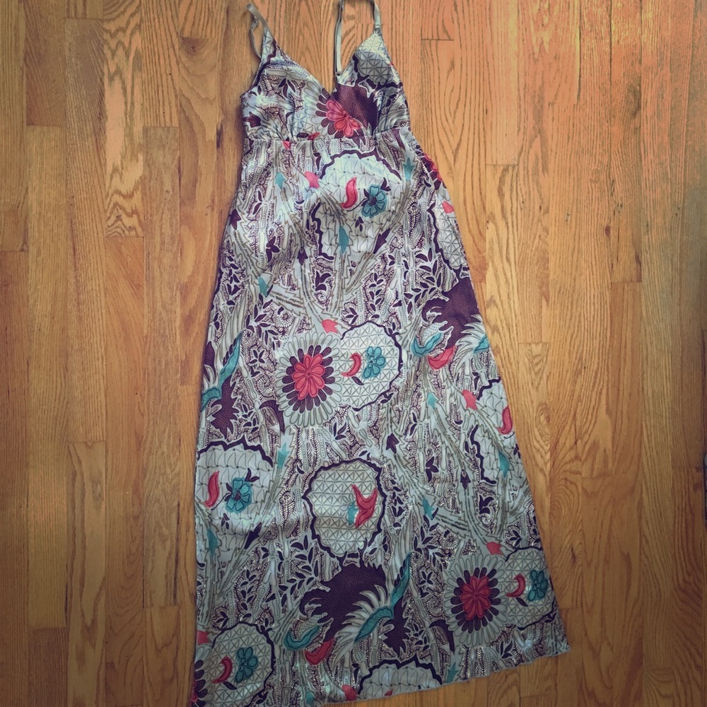 Long patterned sundress