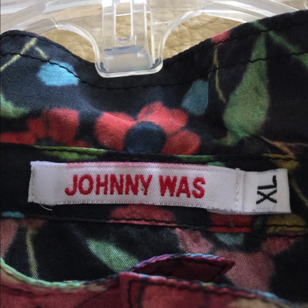 ❤️SOLD❤️JOHNNY WAS 100% Silk - Picture 3 of 3