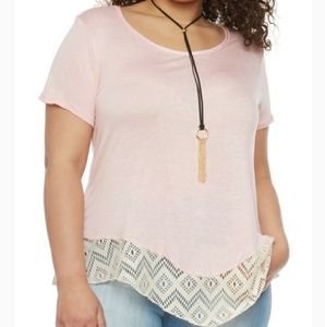 🎉PRICE DROP! Plus Size Pink Top New