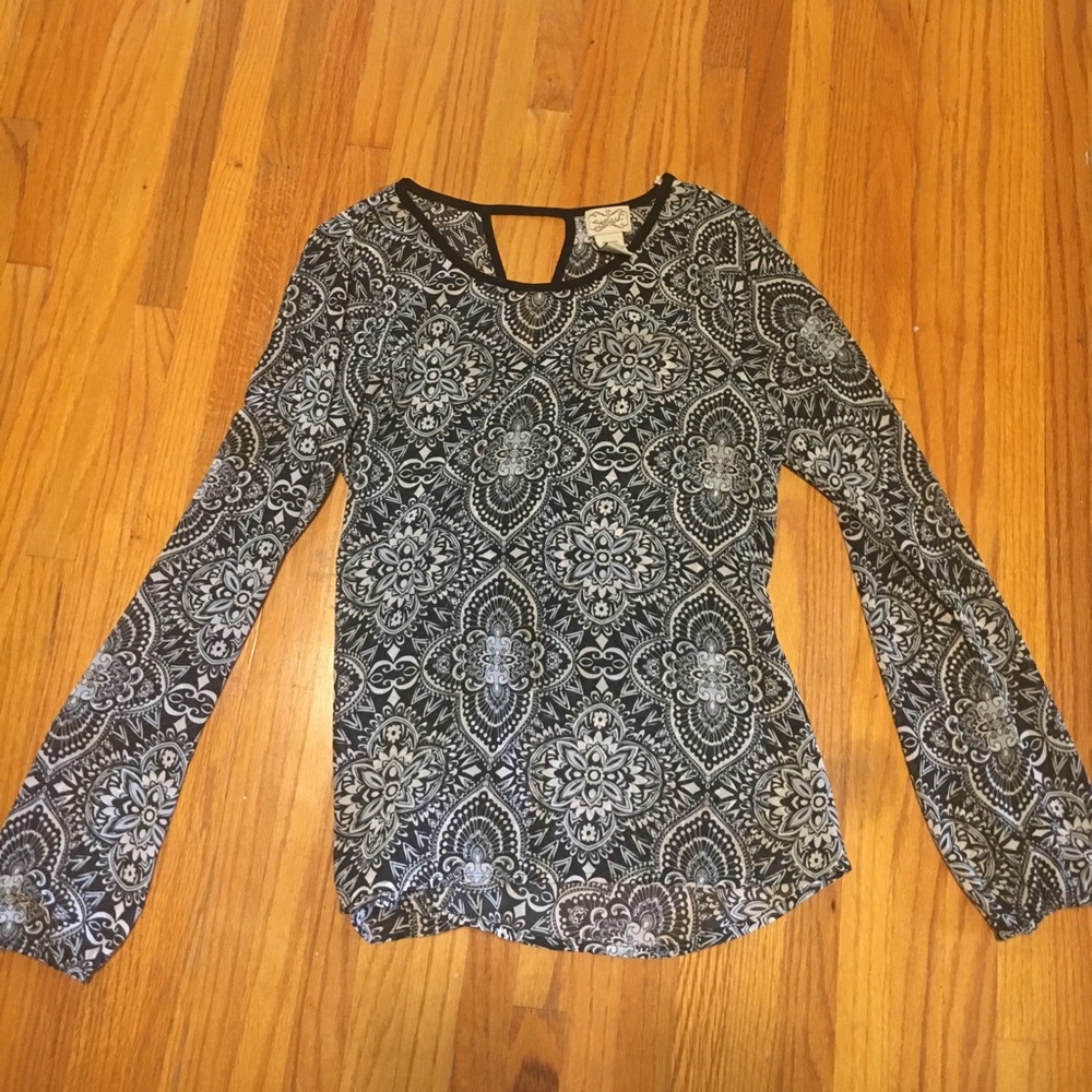 Palsy patterned blouse