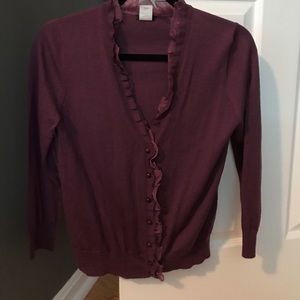 J Crew purple sweater