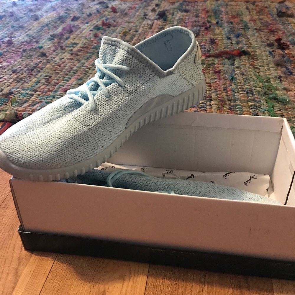 BRAND NEW NEVER WORN YEEZY light blue