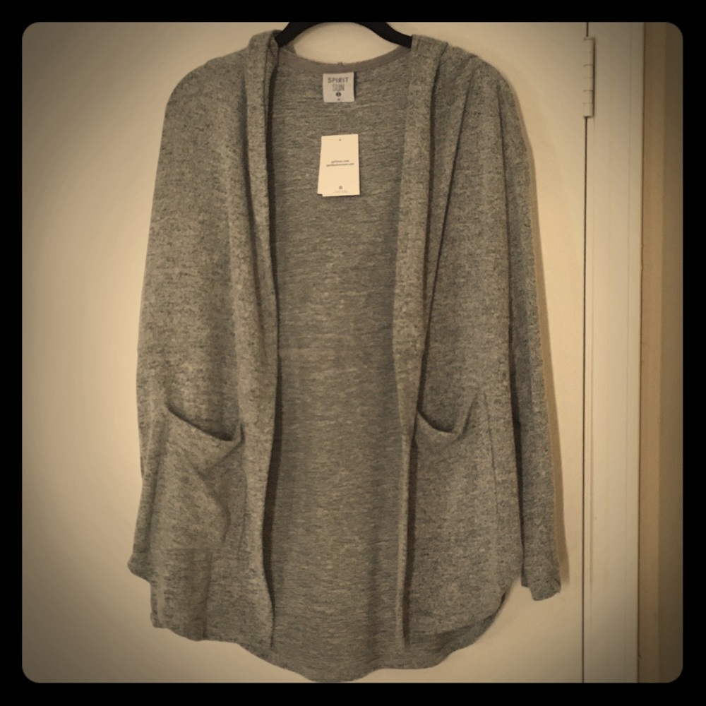 Spirit Sun Cardigan with hood