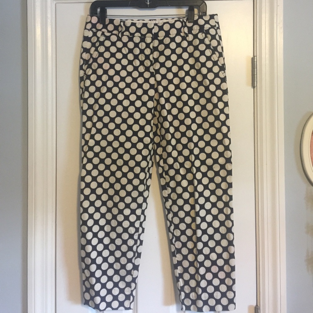 J.Crew polka dot cropped pants MAKE ME AN OFFER