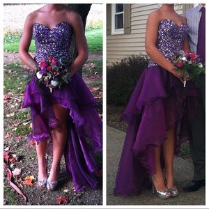 Panoply purple homecoming or prom dress