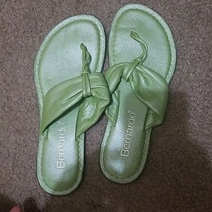 Green Bernardo Sandal