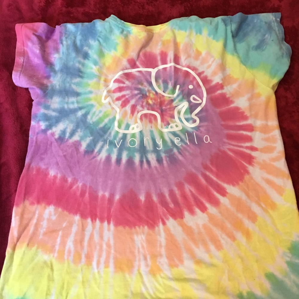 Tie Dye Authentic Ivory Ella Tshirt