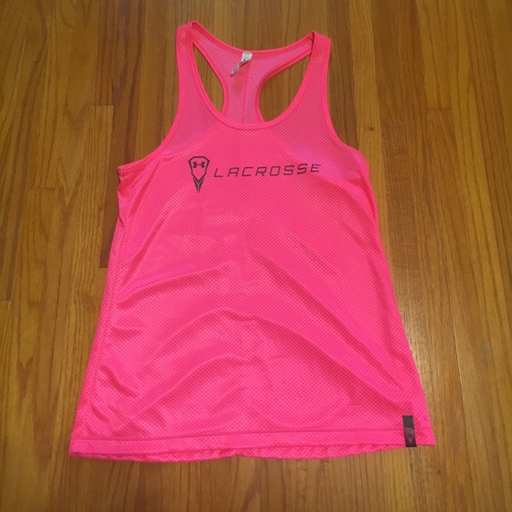 Hot pink workout tank