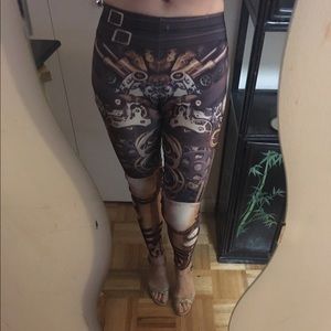 Funky Steampunk Star-wars leggings!!