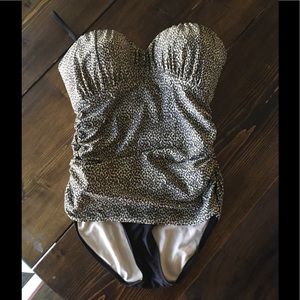 Leopard print swimsuit