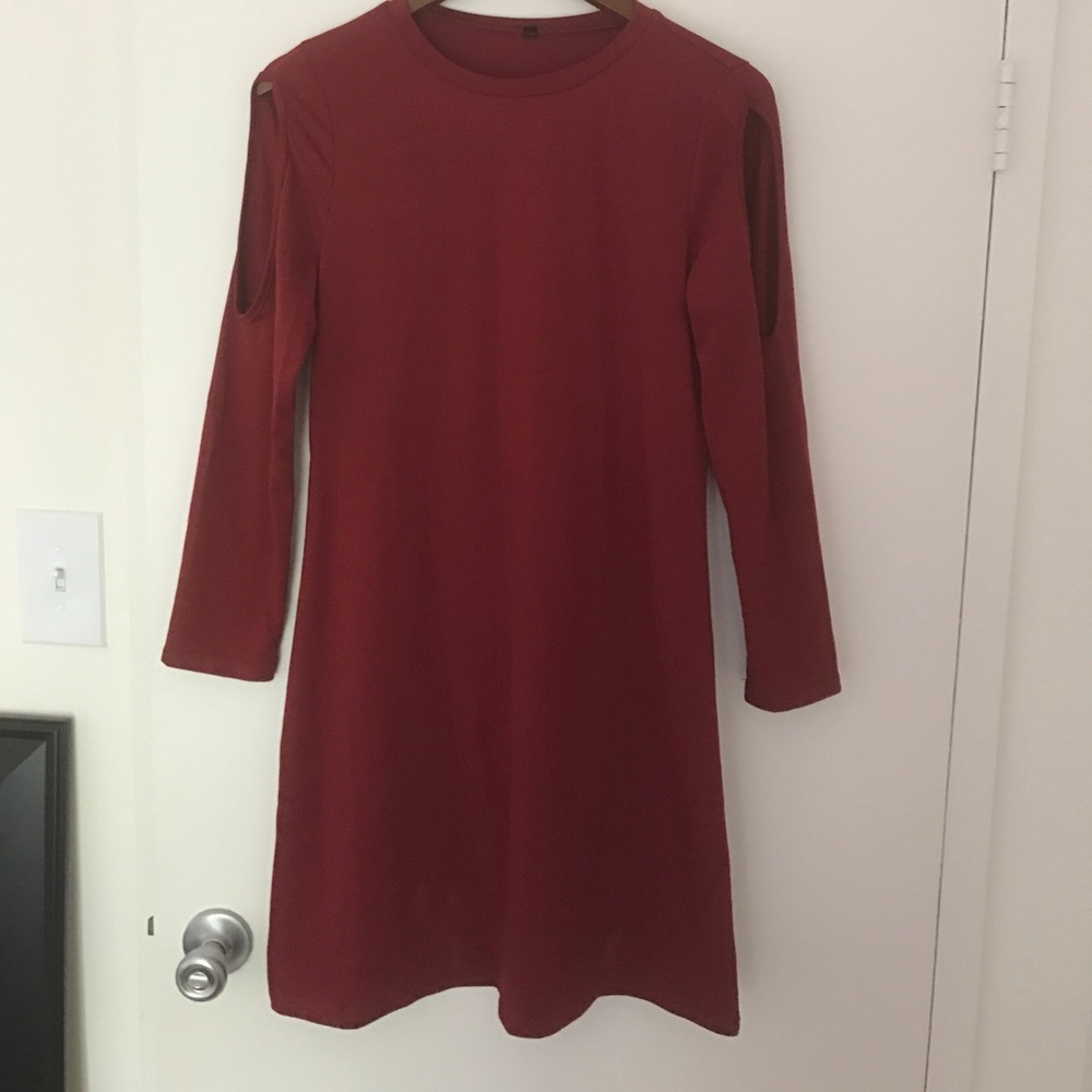 Cold shoulder dress