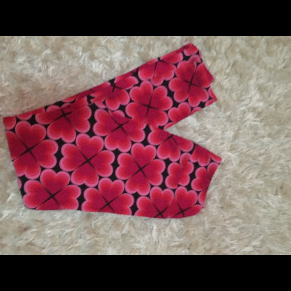 Lularoe leggings - Heart shamrocks