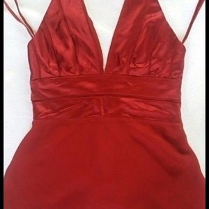 Extra small silk halter top BCBG