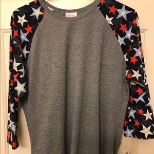 Lularoe Randy T size Large stars