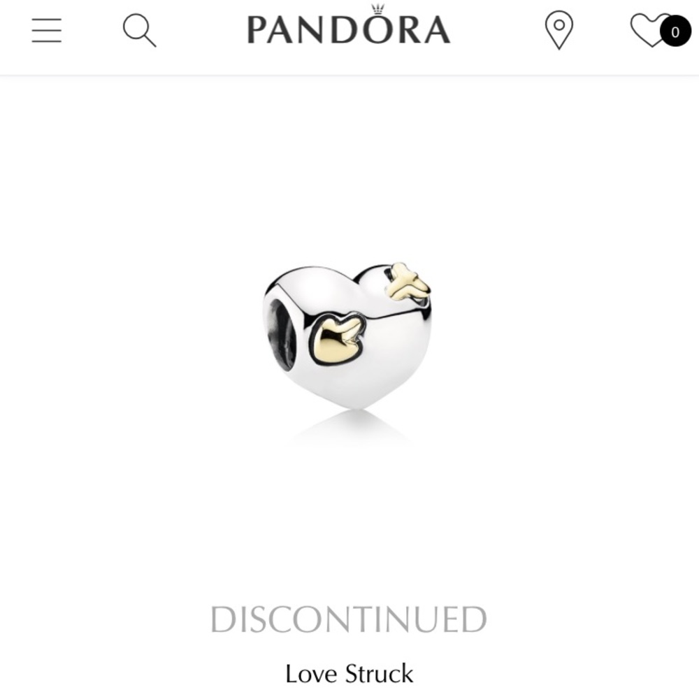 PANDORA 791171. Lovestruck bead