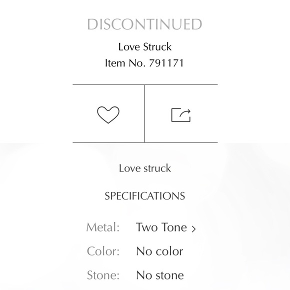 PANDORA 791171. Lovestruck bead - Picture 2 of 5