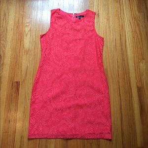Women's Coral A-line dress