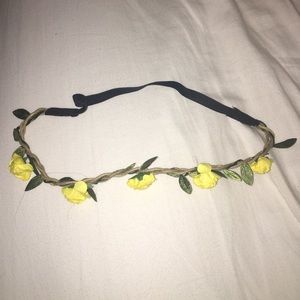 A flower headband