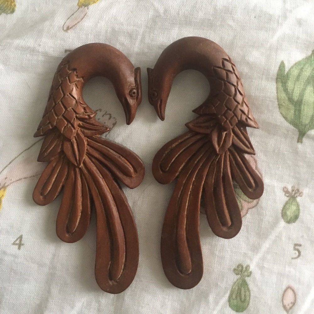 00 Ornate Wood Plugs