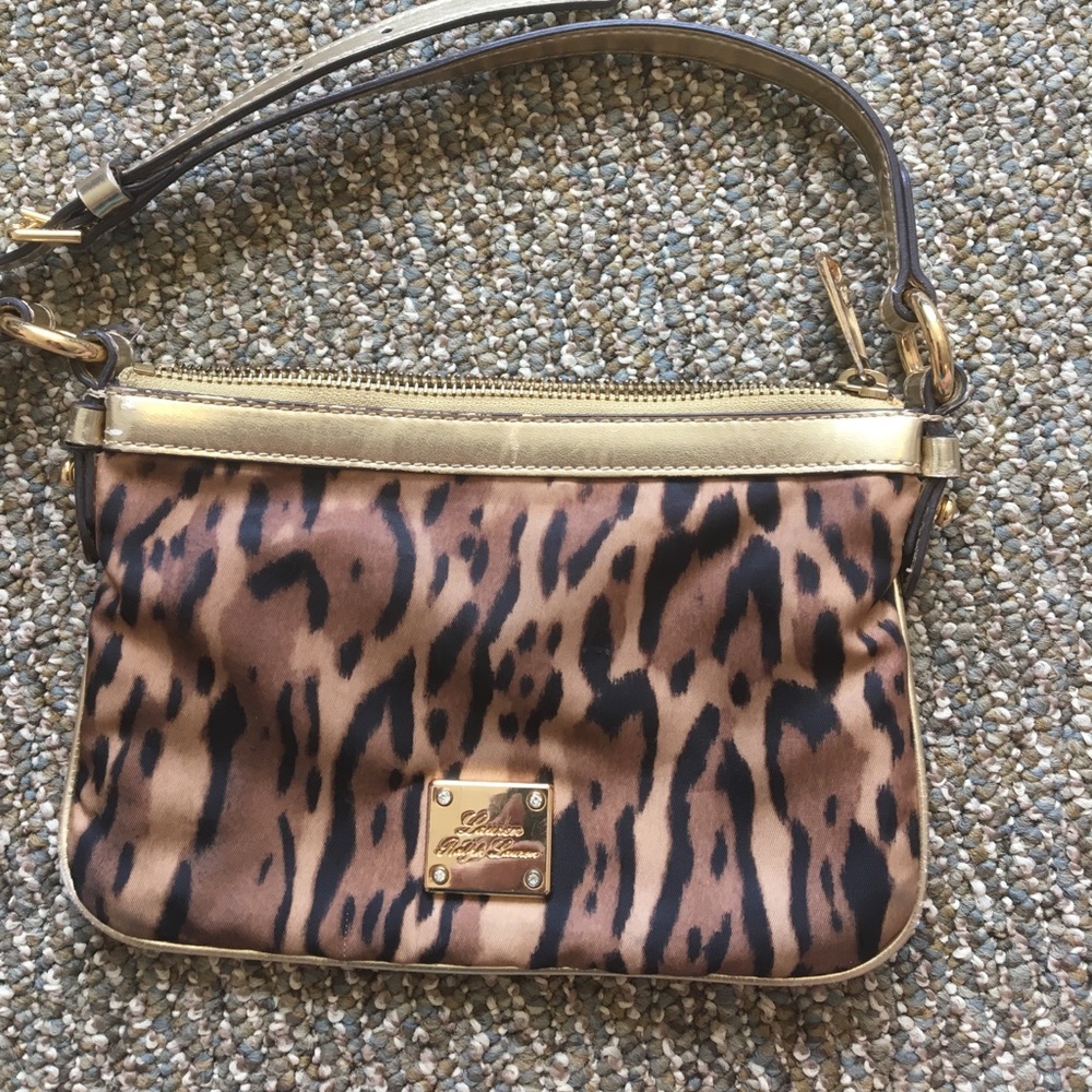 Ralph Lauren Cheetah Cross Body Purse