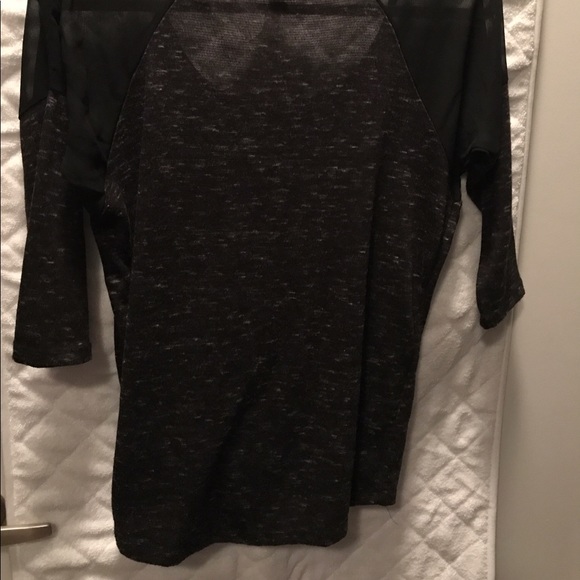 Jessica Simpson mix material 3/4 sleeve blouse - Picture 4 of 4