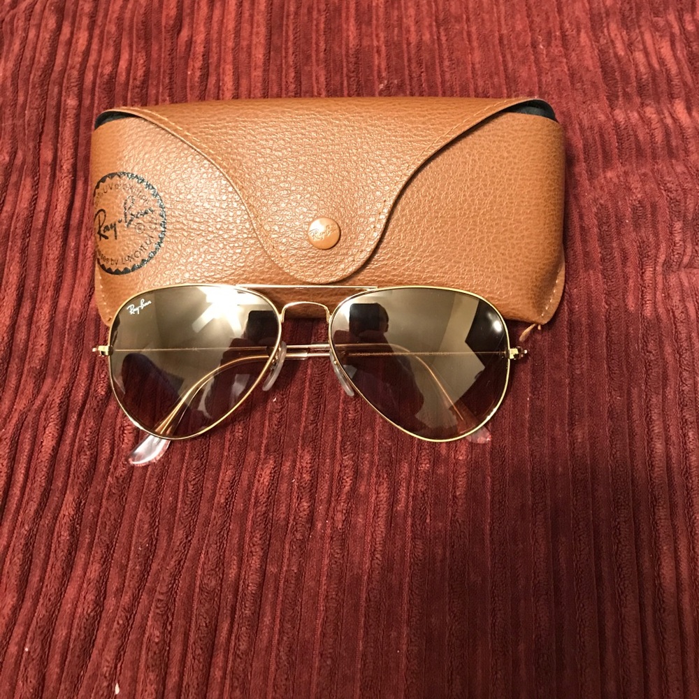 Ray-Ban Gold Aviators