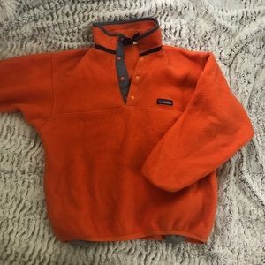 Kids Patagonia t-snap fleece pull over
