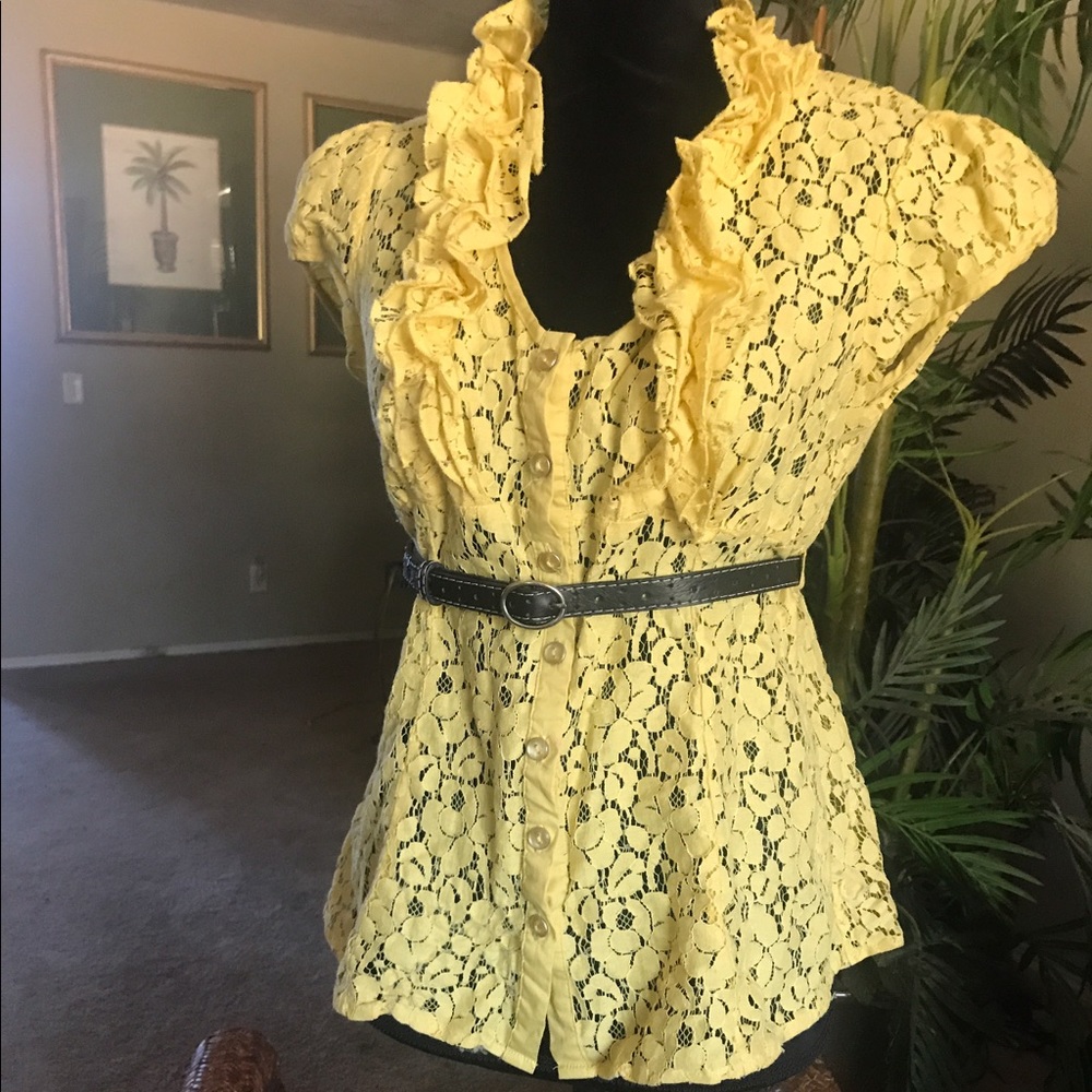 Lace doll baby shirt