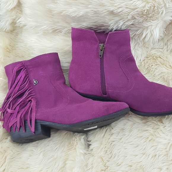 Sam Edelman Fringe Ankle Booties - Picture 3 of 8