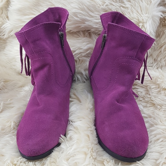 Sam Edelman Fringe Ankle Booties - Picture 4 of 8