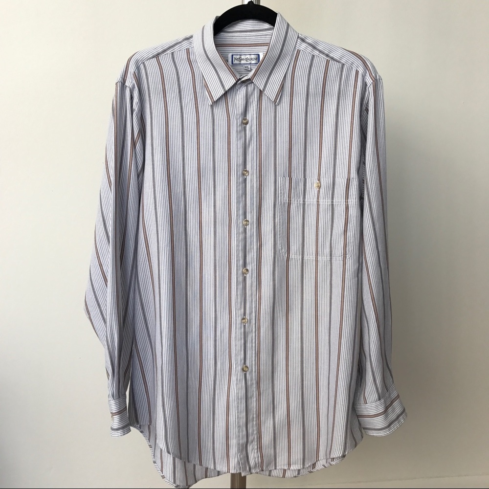 *Price Drop* Yves Saint Laurent Striped Shirt