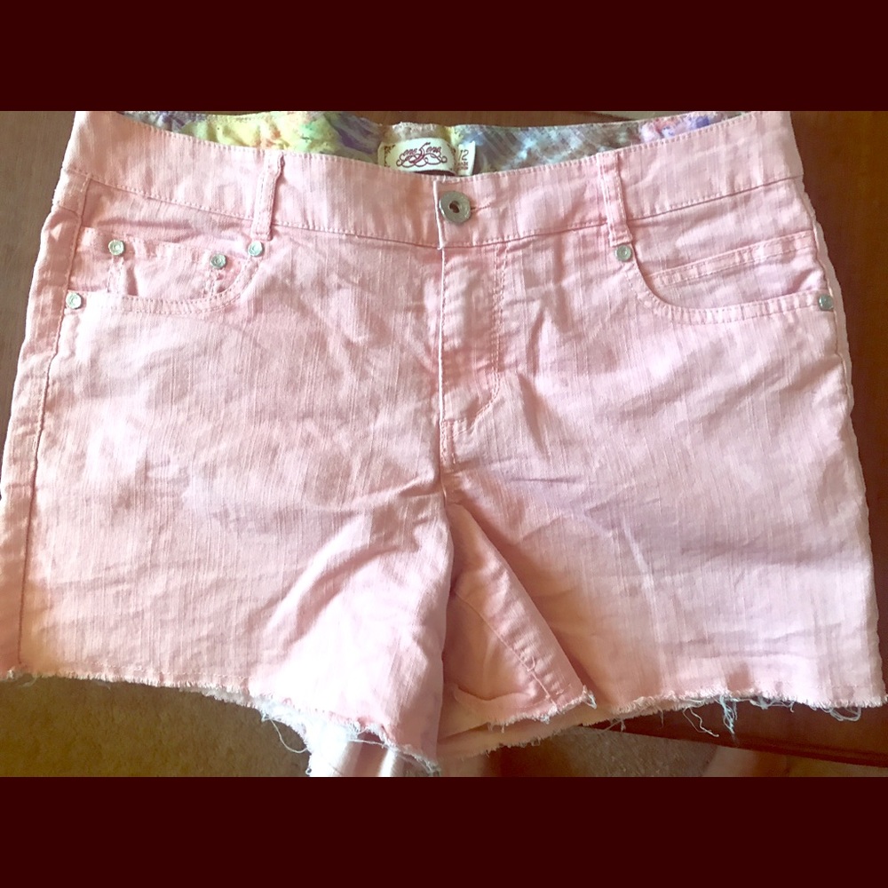 Blush colored shorts