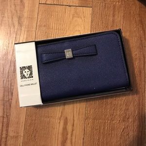 brand new anne klein cell phone wallet