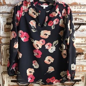CAbi floral blouse - XS