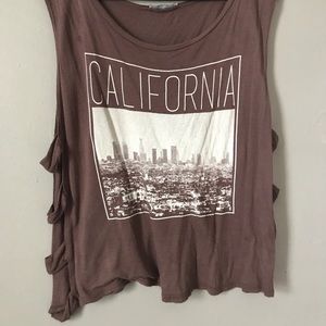 California cut out tee